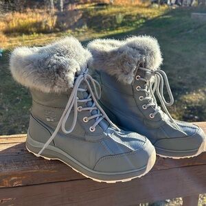 UGG Adirondack Winter Boot Gray, Women’s Size 9